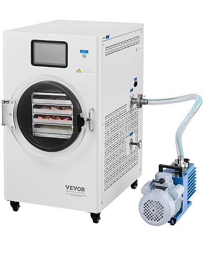 VEVOR Vacuum Freeze Dryer Machine 8.8-13.2 LBS Batch White
