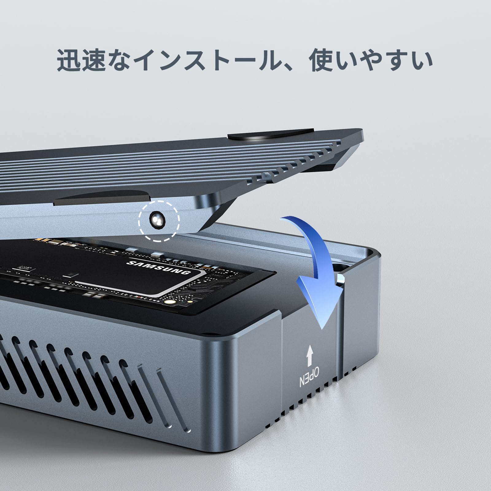 ACASIS M.2SSD外付けケース, Samsung 990 PRO 4TB ACASIS M.2SSD外付けケース, Samsung 990 PRO 4TB