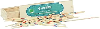Vilac Jackstraws, Mehrfarbig, klassisches Spiel ab 5 Jahren, inklusive Holzstäbchen