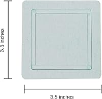 Vista 6 de Paquete de 2 posavasos de diatomita, posavasos de absorción de agua rápida, soporte para vasos de diatomeas autosecado, bandeja pequeña para plantas