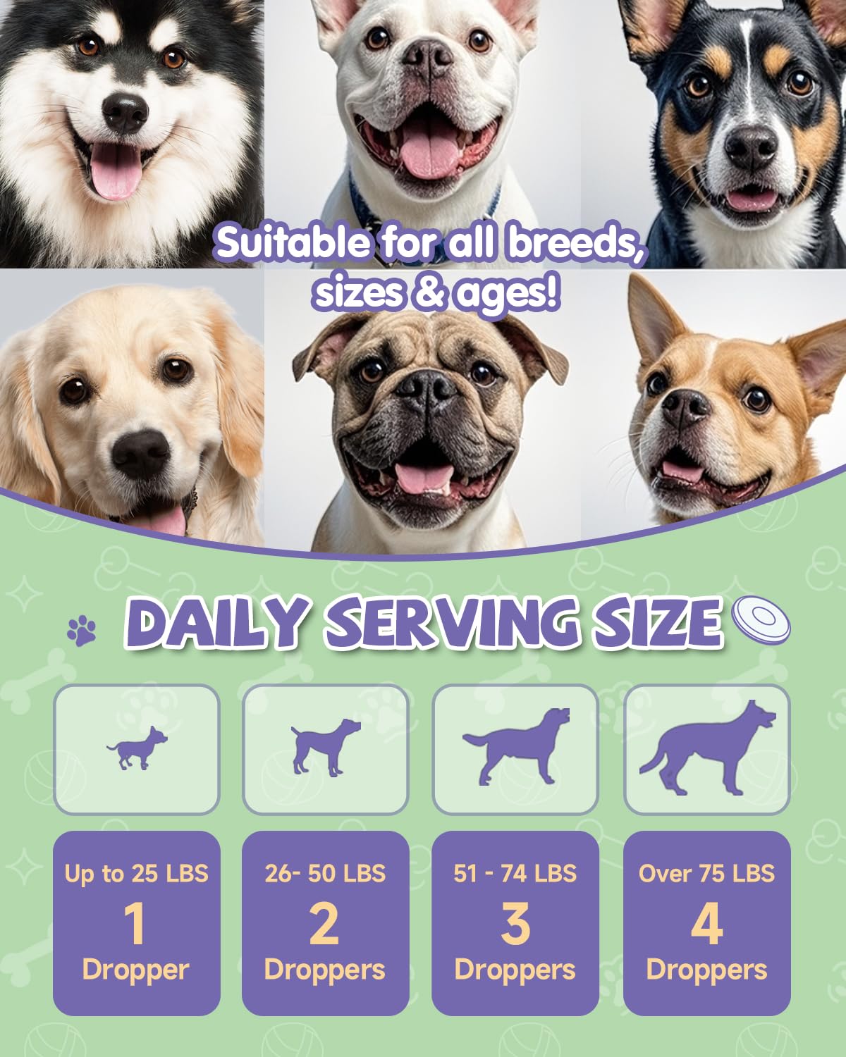 Antibióticos para Perros - Gotas de Antibióticos Naturales para Perros, Alivio Alergias, Alivio Picazón Piel, Refuerzo Sistema Inmunológico en Mascotas, Suplementos Hierbas Infección Mascotas