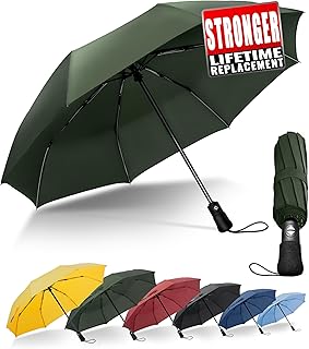 Chakipee Poncho impermeable adultos, capa de lluvia reutilizable y ligera con bolsillo transparente, poncho compacto y ver...