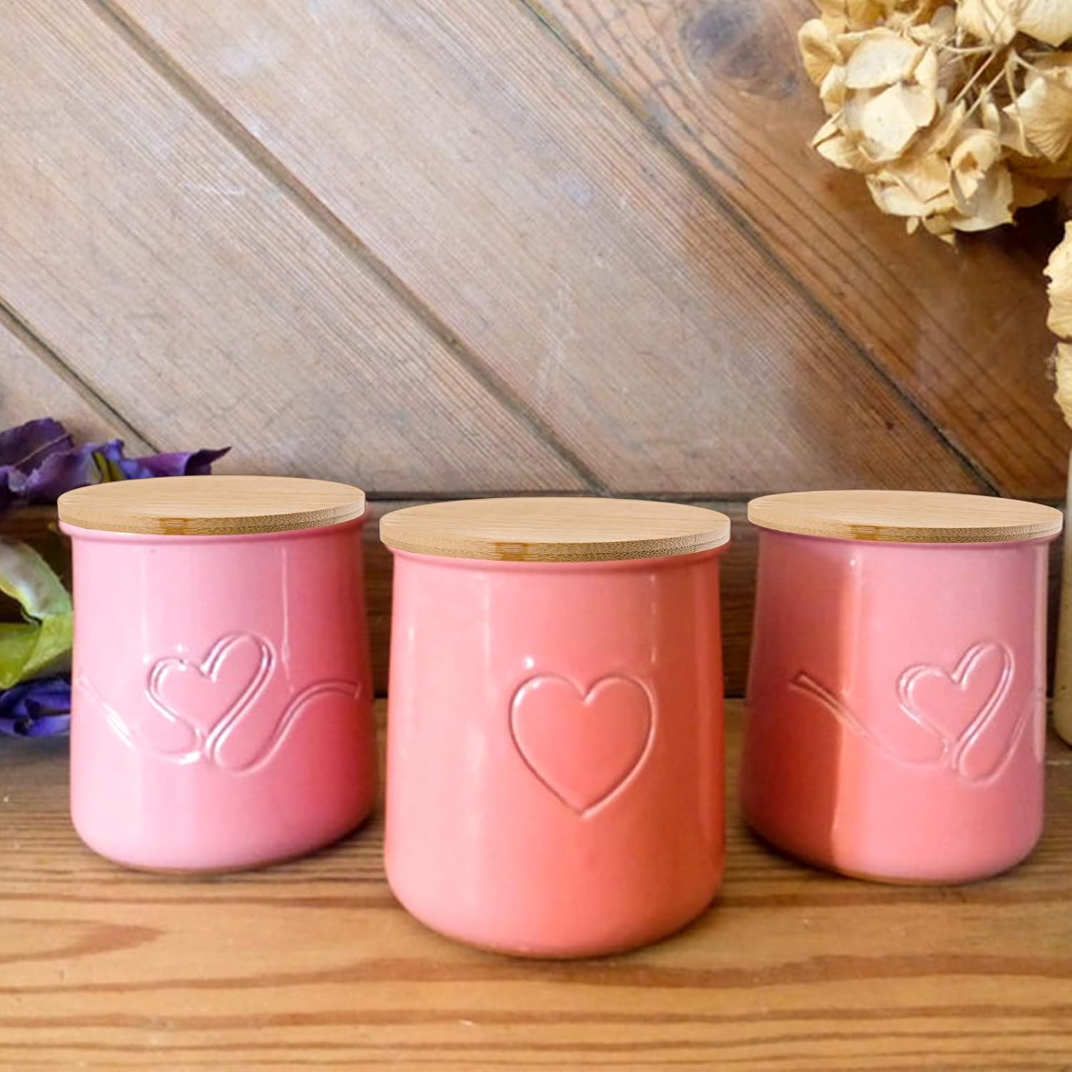 La Fermiere Yogurt Jar lids- 6PC Bamboo Jar Lids for La Fermiere Yogurt Jars,Compatible La Fermiere yogurt, Jar Lids with Silicone Sealing Rings for Mouth Jars Glass Storage Lids,100% Fit & Airtight