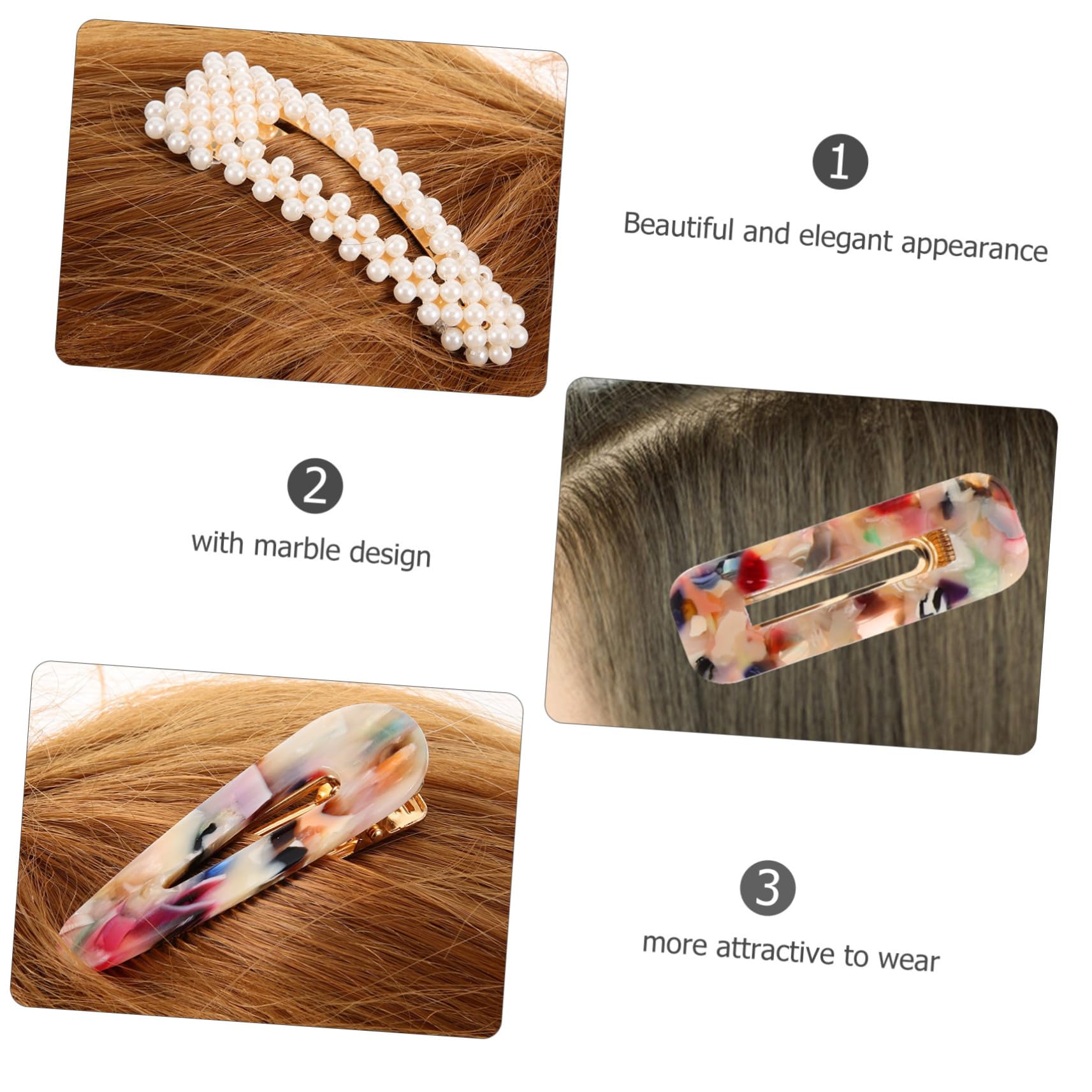 30stücke Marble Haarspangen Für Damen Und Mädchen Teiliges Haaraccessoire Mit Elegantem Design Für Jeden Haarschnitt Und Jeden Anlass