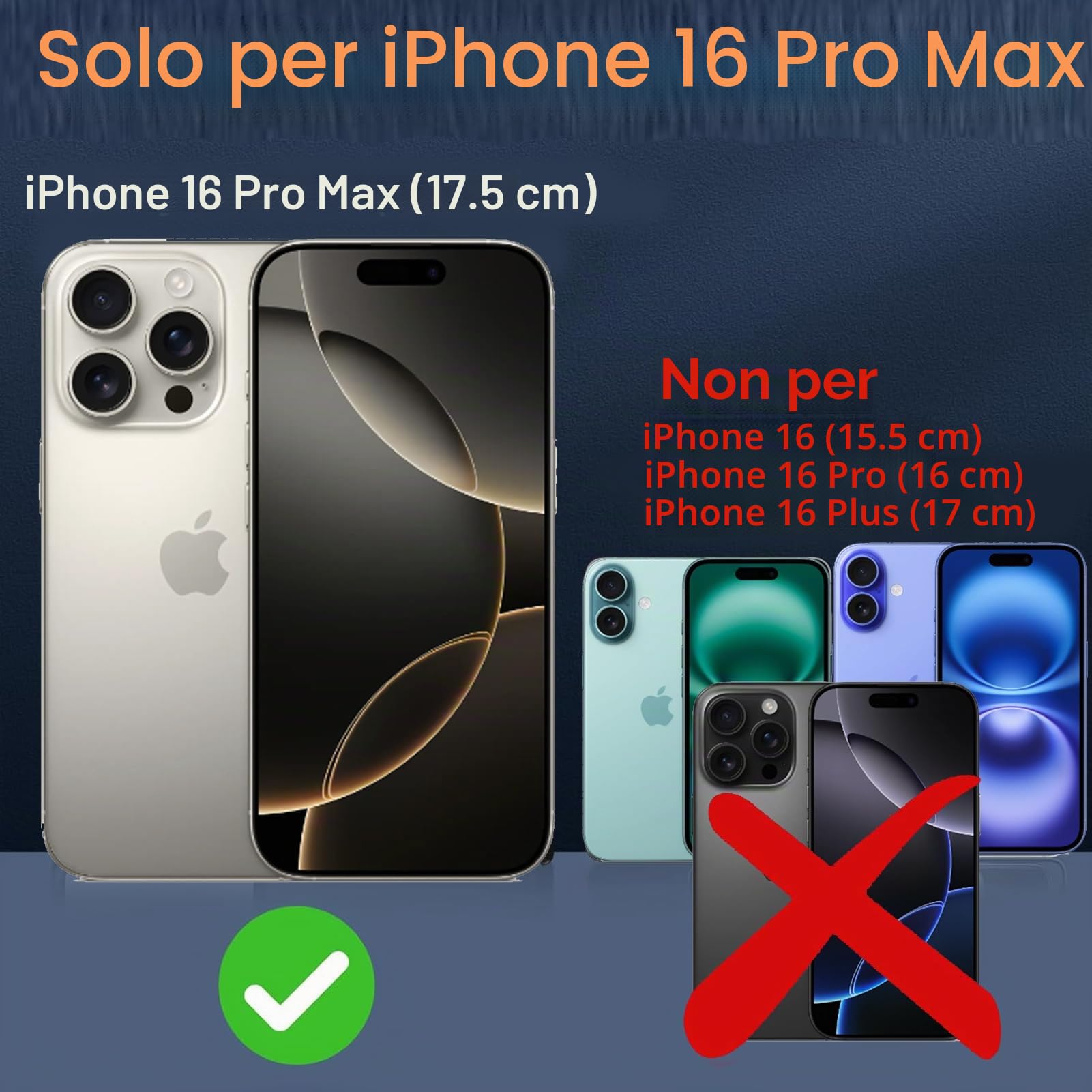 Custodia con batteria per iPhone 16 Pro Max, migliorata 12000 mAh, custodia protettiva portatile di ricarica wireless compatibile con iPhone 16 Pro Max (6,9 pollici), caricabatterie ricaricabile (nero