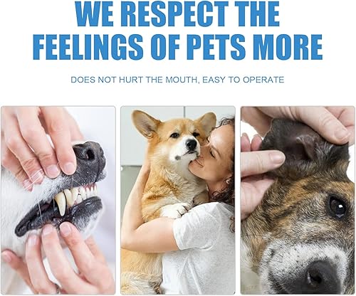 Miniatura 4 de Toallitas dentales para mascotas, limpieza oral para el cuidado de los dientes, almohadillas para perros y gatos, optimizan la salud bucal, reducen