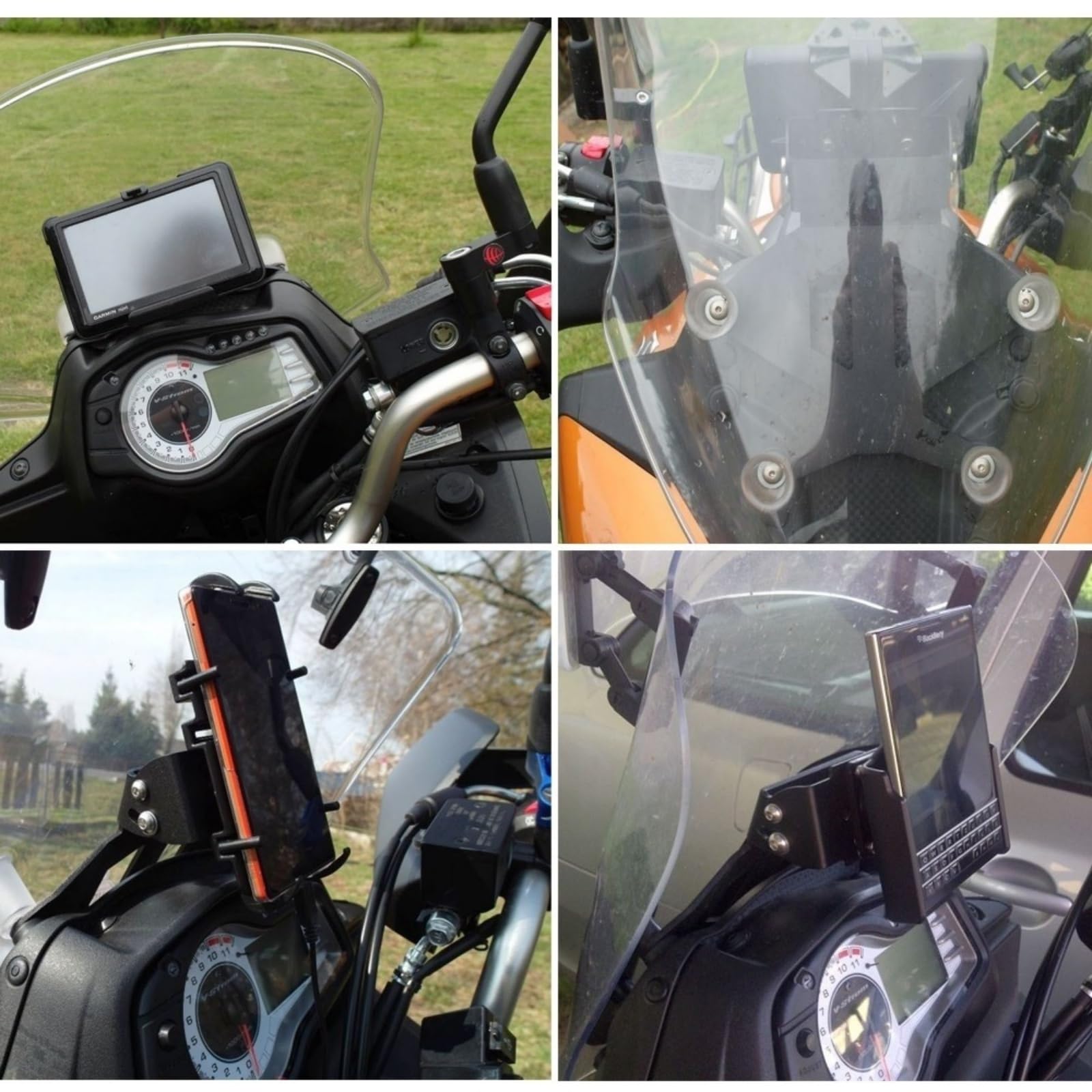 Soporte para teléfono de Moto Soporte de navegación para Suzuki para V-Strom 650 650XT 2012-2016