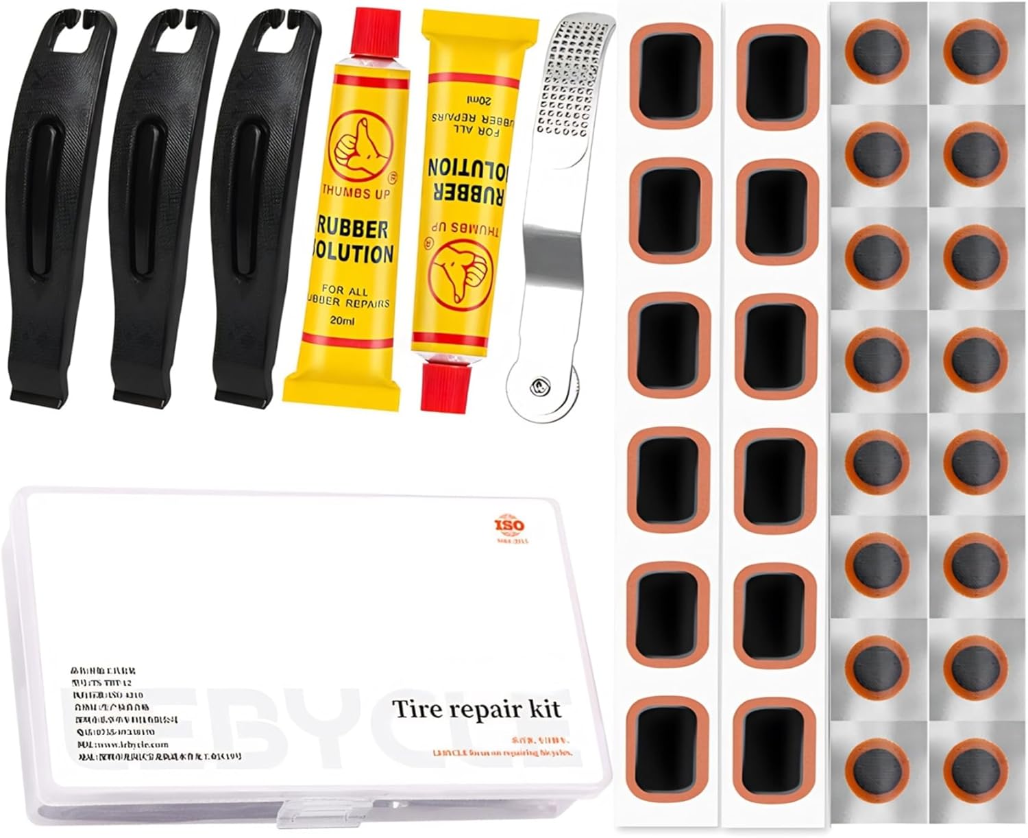 Bike Tube Patch Kit Contains 28 Pieces of Patch, Jamaica Ubuy