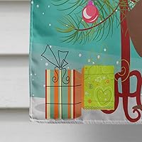 Vista 337 de Caroline's Treasures BB4243GF Bandera de jardín con texto en inglés «Merry Christmas» con texto en inglés «Merry Christmas», bandera decorativa