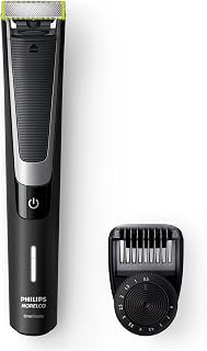 Philips Norelco Oneblade Pro Hybrid Electric Trimmer and Shaver, Black, QP6510/70