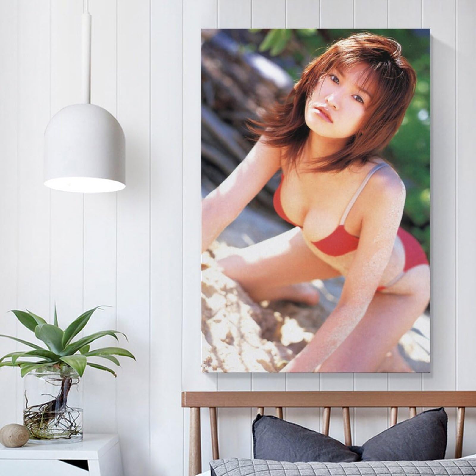 Amazon.co.jp: 森下千里写真ビキニ水着アートパネルポスター オフィス