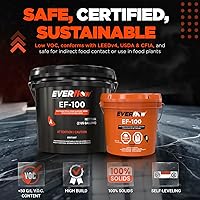 Vista 6 de Revestimiento de resina epoxi transparente para pisos y encimeras, 100% sólidos, autonivelante, kit de 3 galones