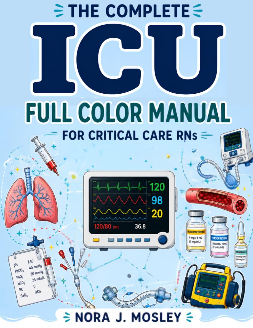 The Complete ICU Full Color Manual for Critical Care RNs