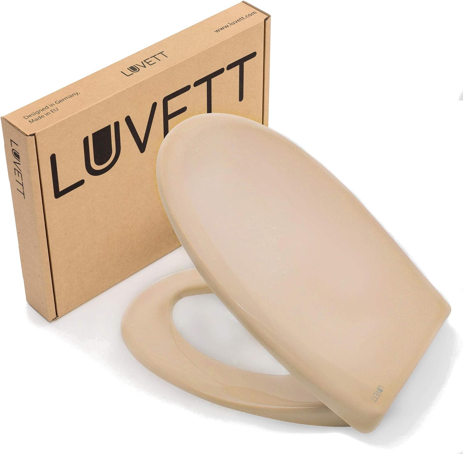 LUVETT C770 Abattant de WC ovale avec système d'abaissement automatique