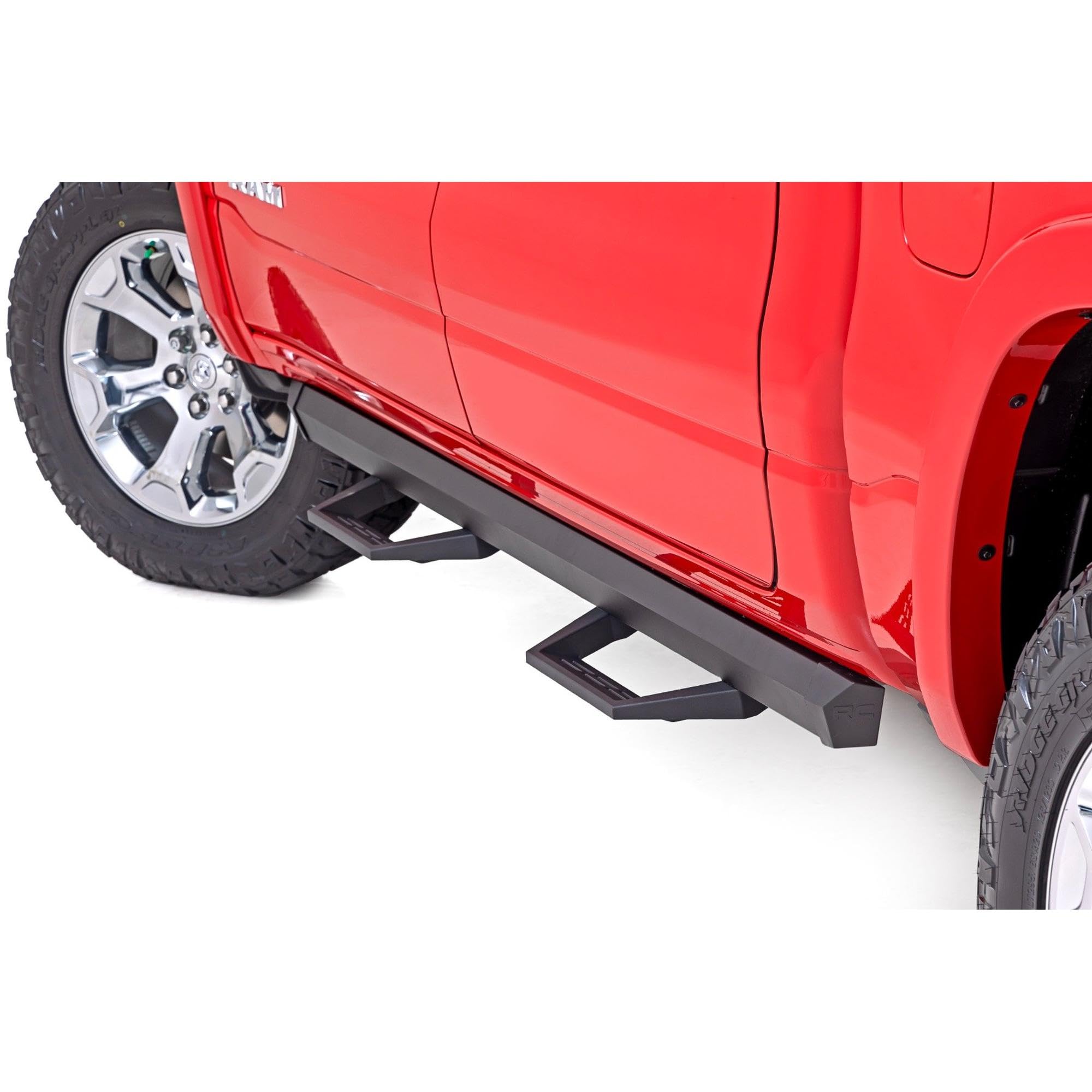 Amazon.com: Rough Country SRL2 Aluminum Side Steps for Ram 1500