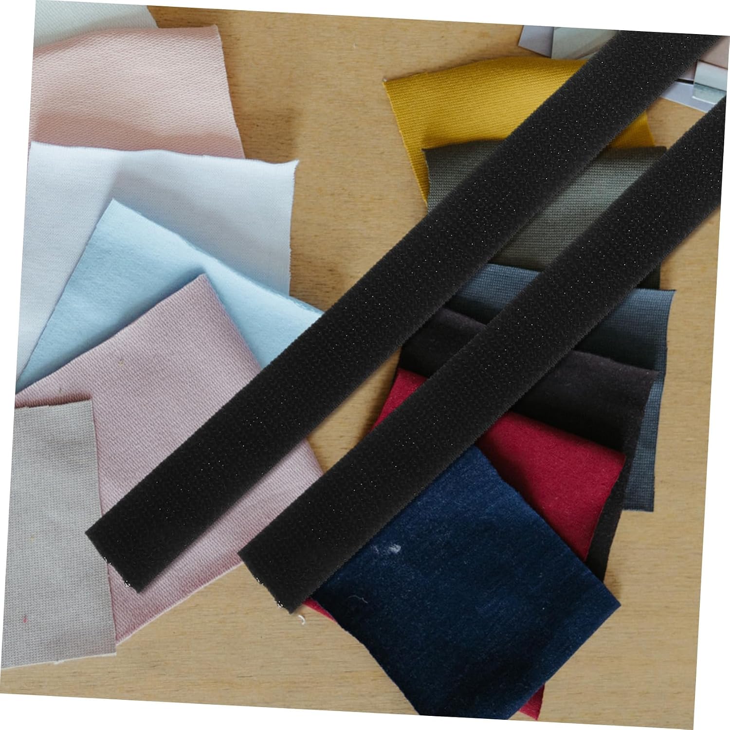 Heavy Duty Tape Stretch Band for Elastic Hook Loop Fasteners Nylon Belt Strap Yards Black