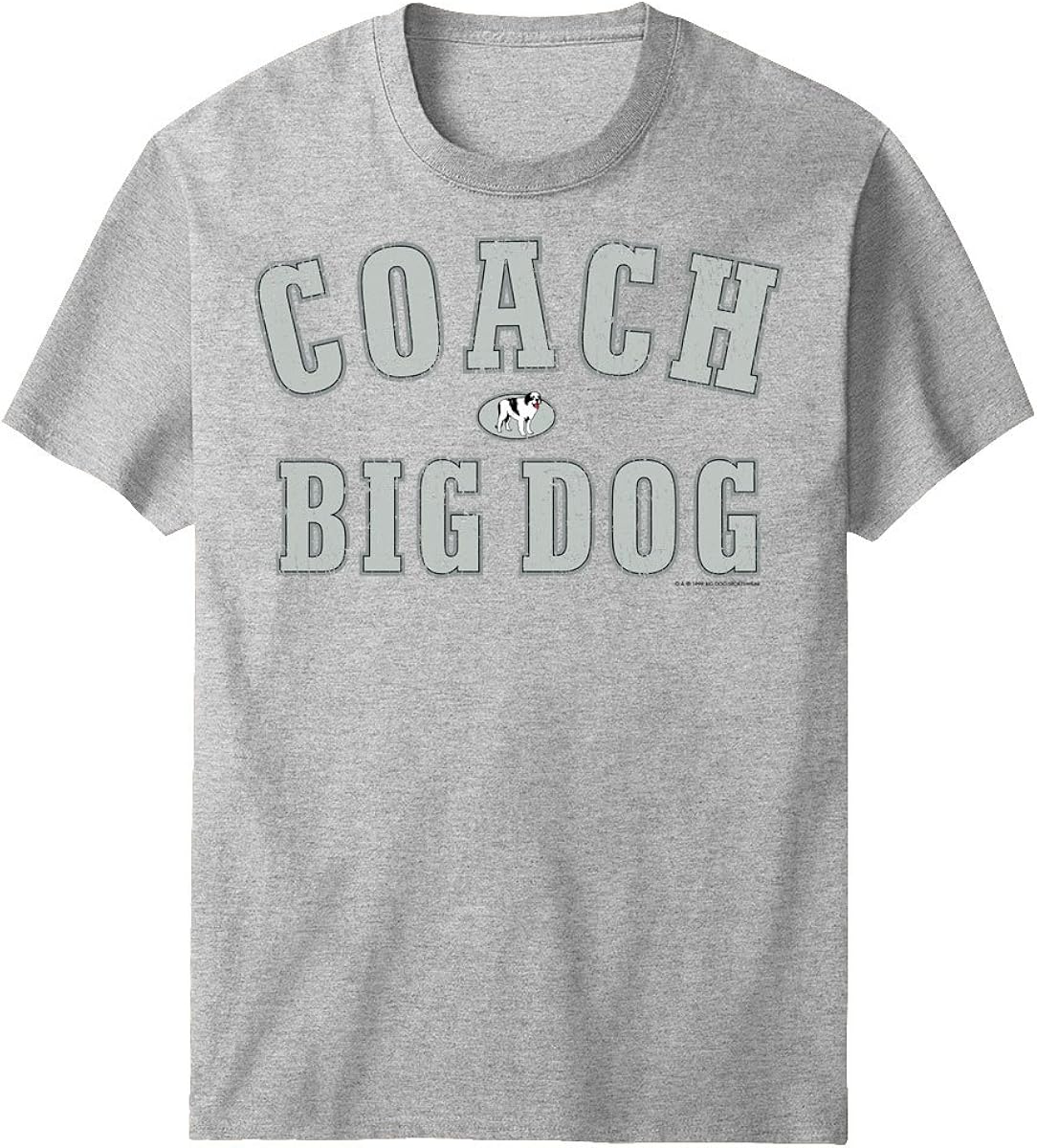 Big Dogs Coach Big Dog TShirt 4X Gray Heather Clothing