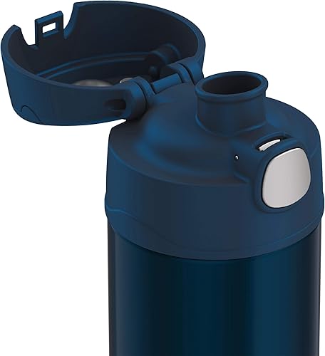 Miniatura 4 de Thermos - Botella Funtainer con aislamiento al vacío hecha de acero inoxidable, con 16 onzas fluidas de capacidad, con ancha tapa dosificadora y a