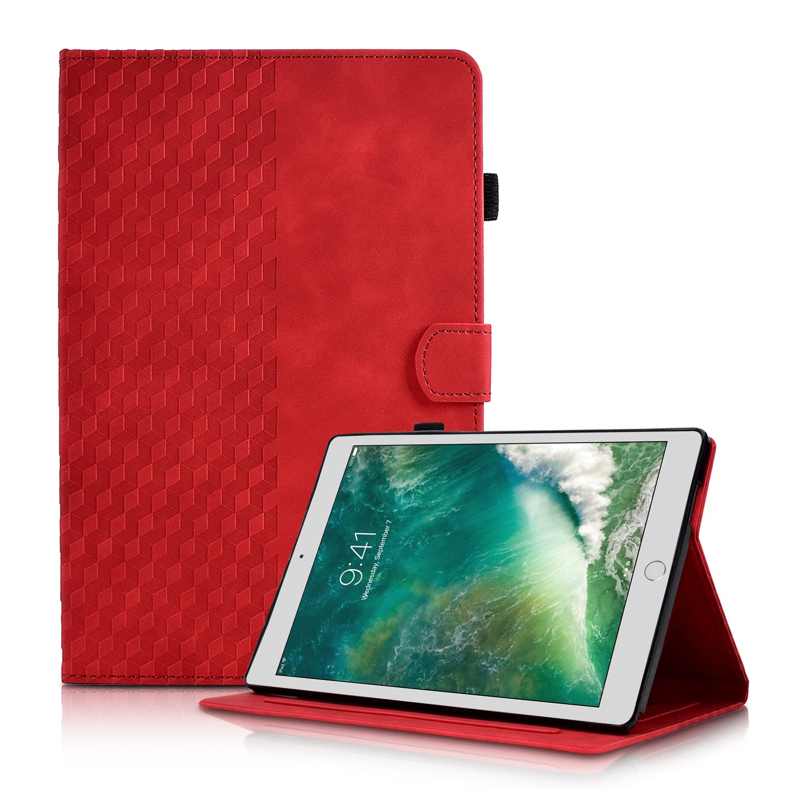 ケース赤 対応iPad(第5世代)A1822モデル ケース赤 対応iPad(第5世代)A1822モデル