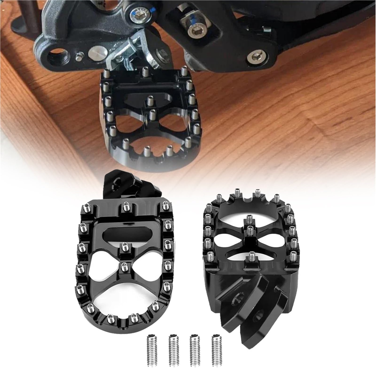 Supports d'extension Sur-Ron Light Bee en aluminium CNC haut de gamme pour moto électrique