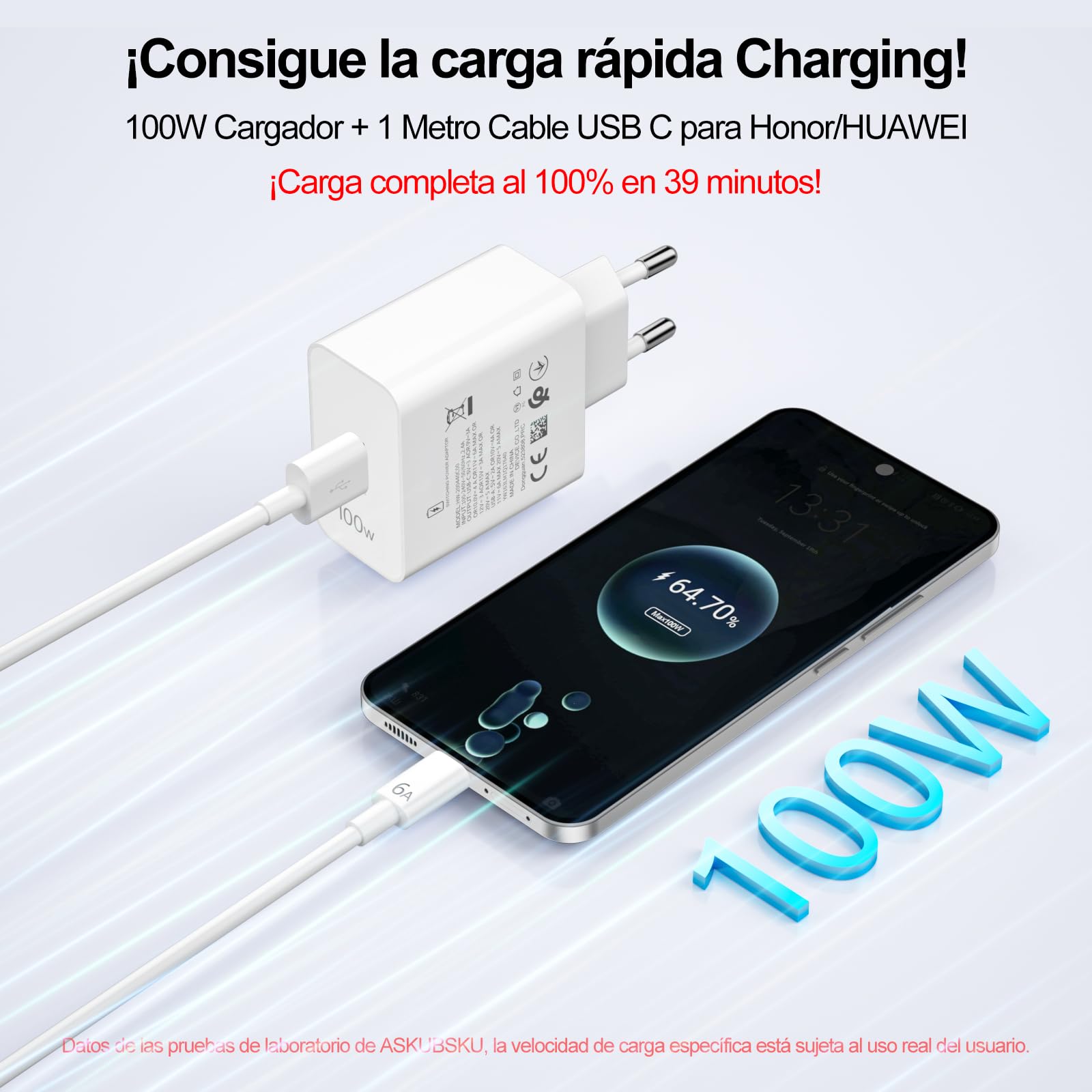 100W Supercharge snellader voor Honor 200 Pro Magic 7 100W Supercharge snellader voor Honor 200 Pro Magic 7