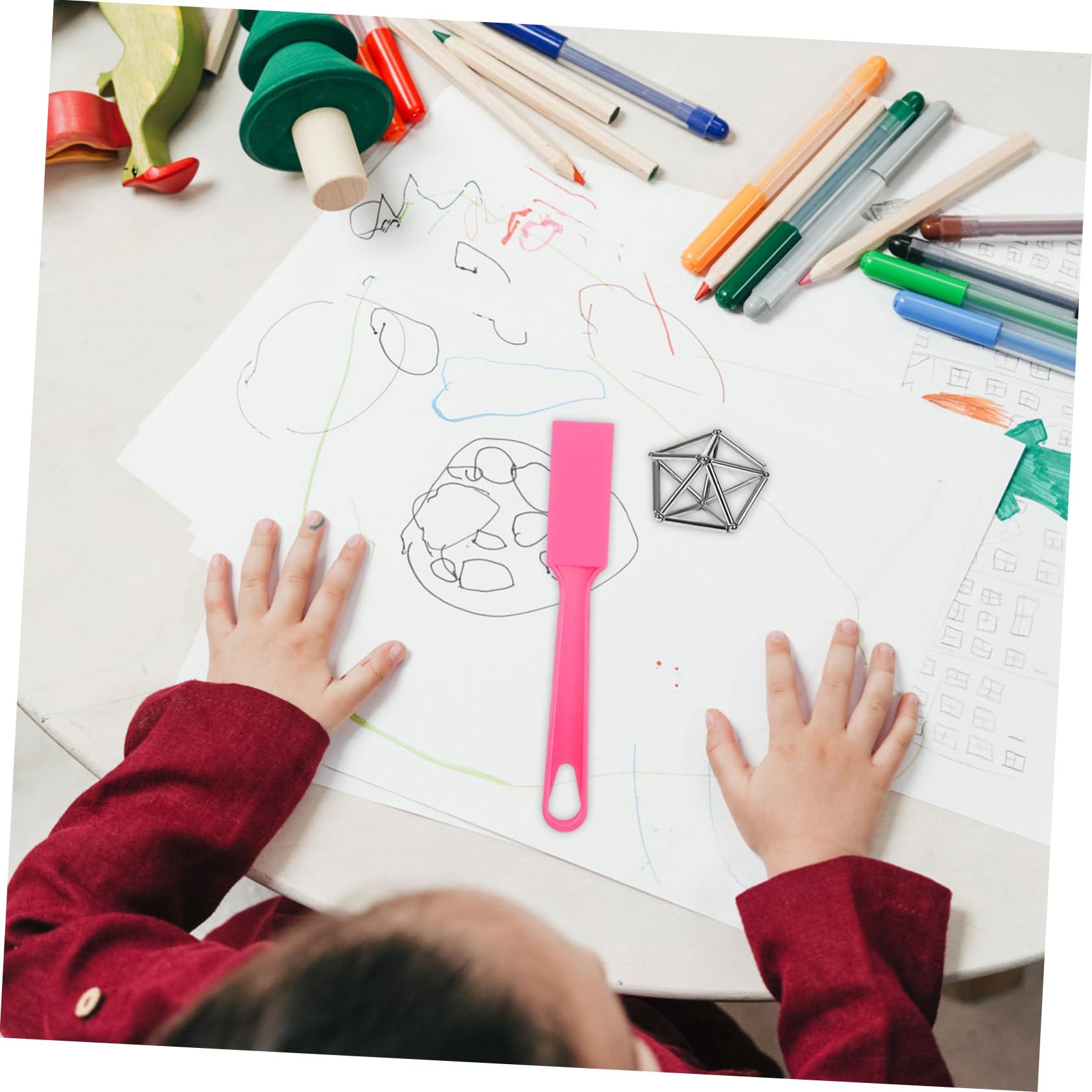 FRCOLOR 7 Palitos Magnéticos de Bingo para Niños y Aulas, Herramienta para Contar y Clasificar, Varitas Interactivas de Plástico Resistentes, Actividades Grupales y Juegos de Aprendizaje