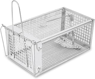 ALLRoad Humane Rat Trap Chipmunk Trap Mouse Catcher for Indoor and Outdoor Small Squirrel Live Trap Catch and Release
