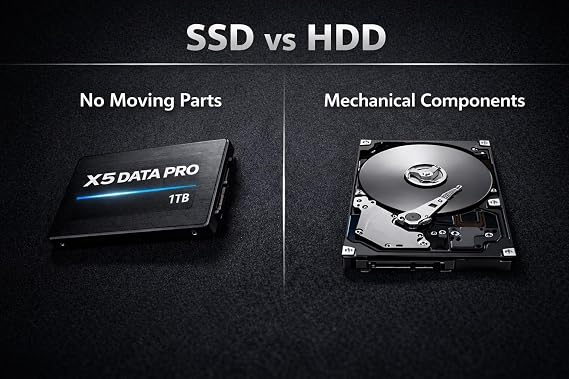 1TB 2.5 SATA III SSD (NOT NVMe/M.2) Budget Internal Solid State Drive for Laptop & Desktop Basic Performance Storage