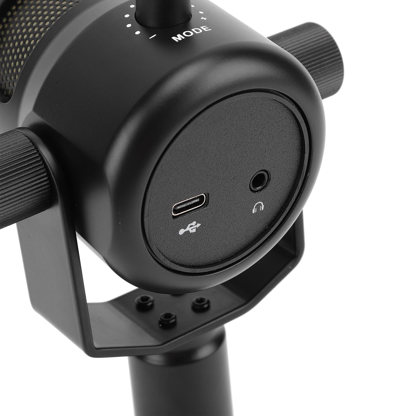 Mikrofon USB, Komputerowy Pojemnościowy Mikrofon do Gier z Kolorowym światłem, Czystym Przetwornikiem Dźwięku Regulowana głośność Mikrofon PC HIFI do Transmisji Strumieniowych i