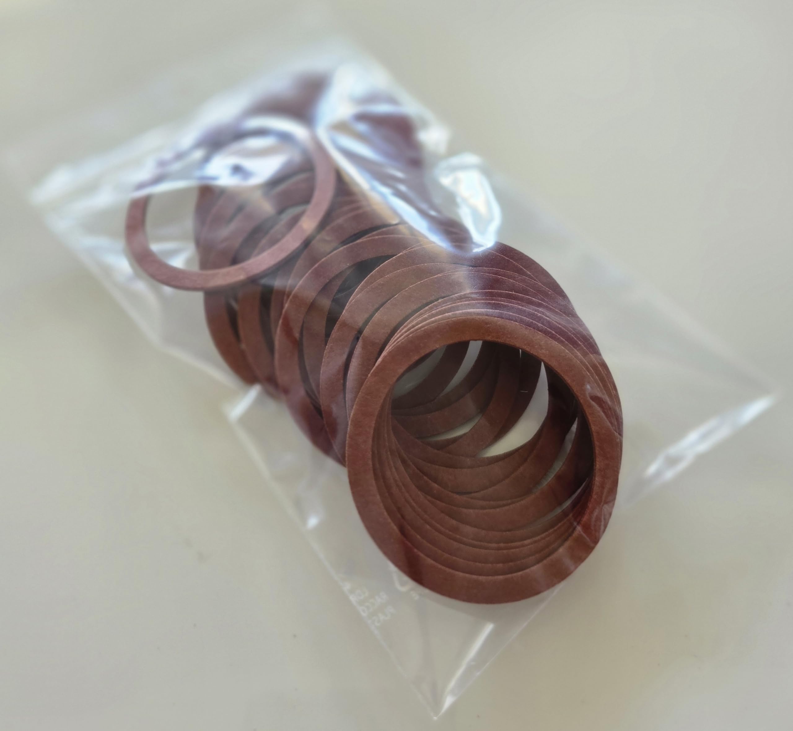 Guarnizioni Idrauliche 1/2 In Fibra Vulcanizzata - 6 Pezzi Per Rubinetti E Flessibili - Foto 5