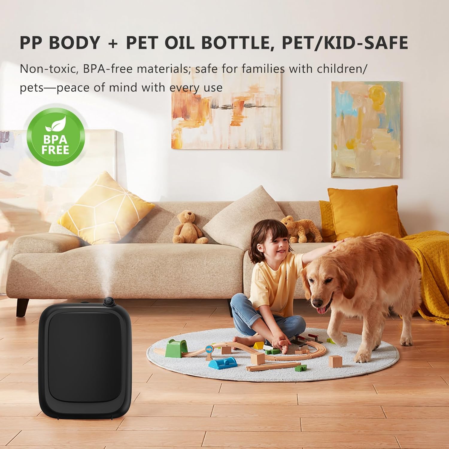 Waterless Essential Oil Diffuser for Home and Commercial Use, Up to 3000 sq ft, Aromatherapy Scent Diffuser for Large Rooms with Smart APP (Oils Not Included) White - Image 8