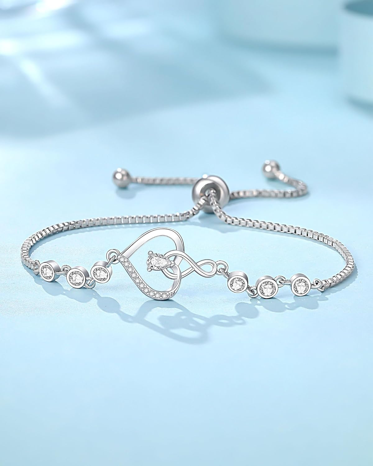 Infinity Heart Mother Daughter Bracelets Birthday Valentines Christmas Mothers Day Gifts for Mom/Daughter - Image 7