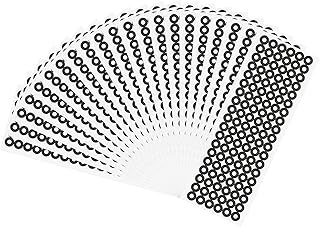 QUARKZMAN 2400 Stück 3D-Scanner-Marker 3mm für 3D-Scanner, 3D-Tracking-Dots-Referenzpunktmelder, 3D-Ziel, diffuse Reflexionsmarker für 3D-Scanner und optisches Tracking