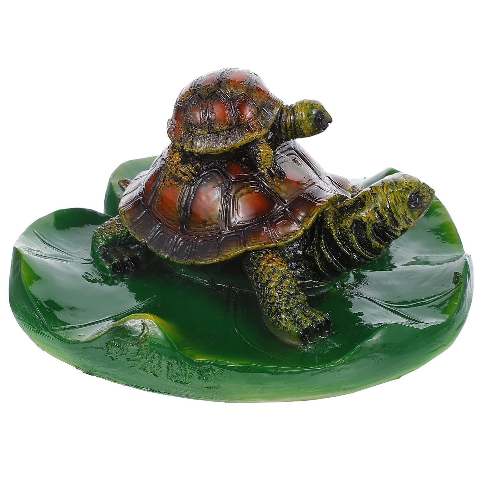 Tortuga realista flotante de resina ligera Cabilock para decorar estanques