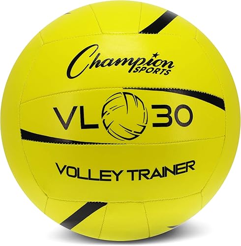 Champion Sports Training Volleyball, Indoor and Outdoor, with Soft, Hand-Sewn Nylon Panels - Multiple Styles