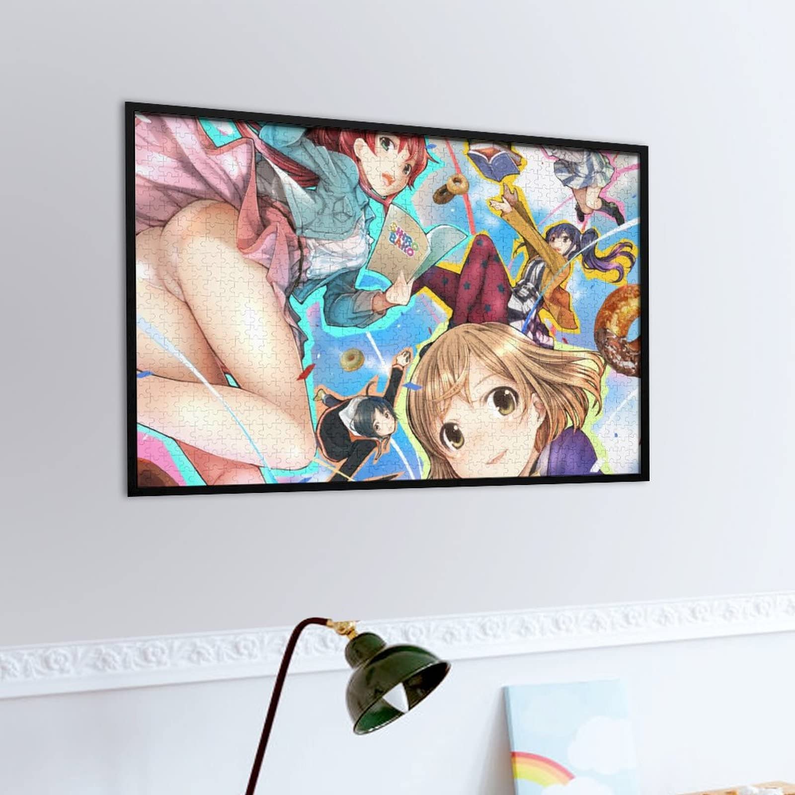 Amazon.co.jp: SHIROBAKO Puzzle Poster Anime Poster Green Shizuka