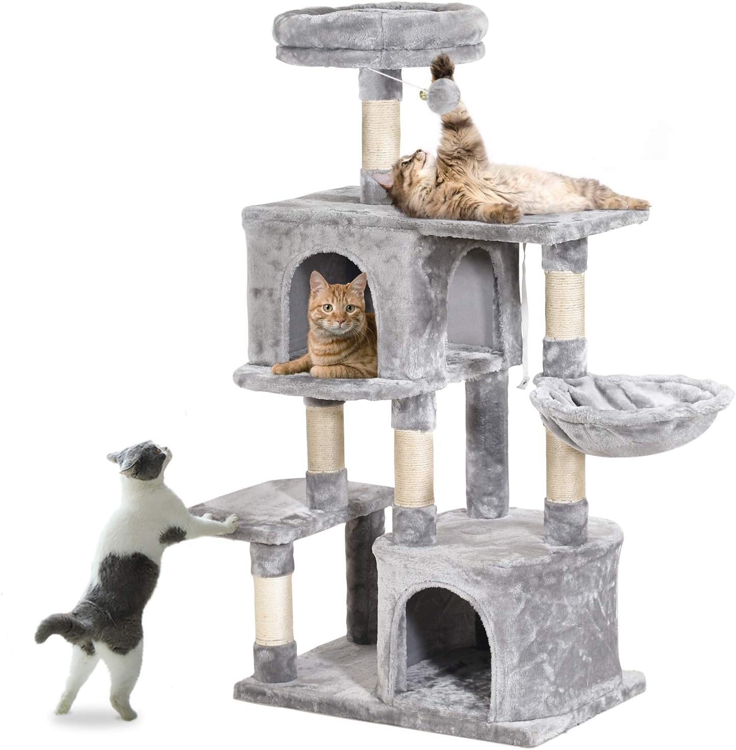 通販限定 Mqupin キャットタワー 大型猫 爪とぎ 天然サイザル 組み立て簡単 おしゃれ コンパクト かわいい 在庫一掃最安挑戦 Nepalraftar Com