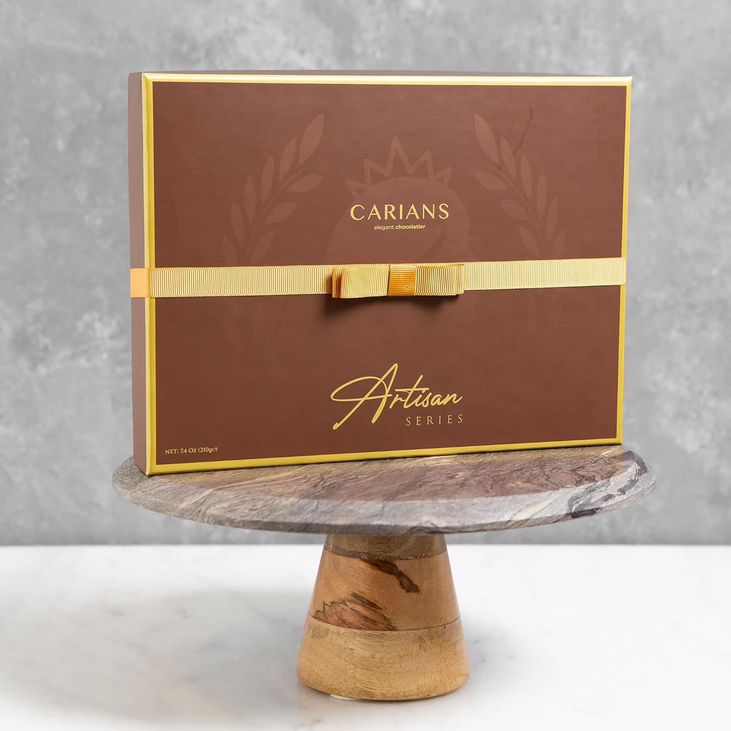 CARIANS Chocolate Gift Box, Assorted Luxury Premium Pralines Gourmet Chocolate Basket, Dark, Milk & Truffles, Box of Candy, Great for Gift Giving and Anniversary, 21 pc.