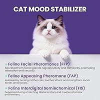 Vista 8 de Cat Calming Diffuser Kit (2 Diffusers + 4 Refills) – Pheromone Behavior Support for Scratching, Peeing, Meowing, Hiding, Urine Marking & Aggression
