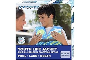 Approved Life Jacket Vest for Children: 50-90 lbs