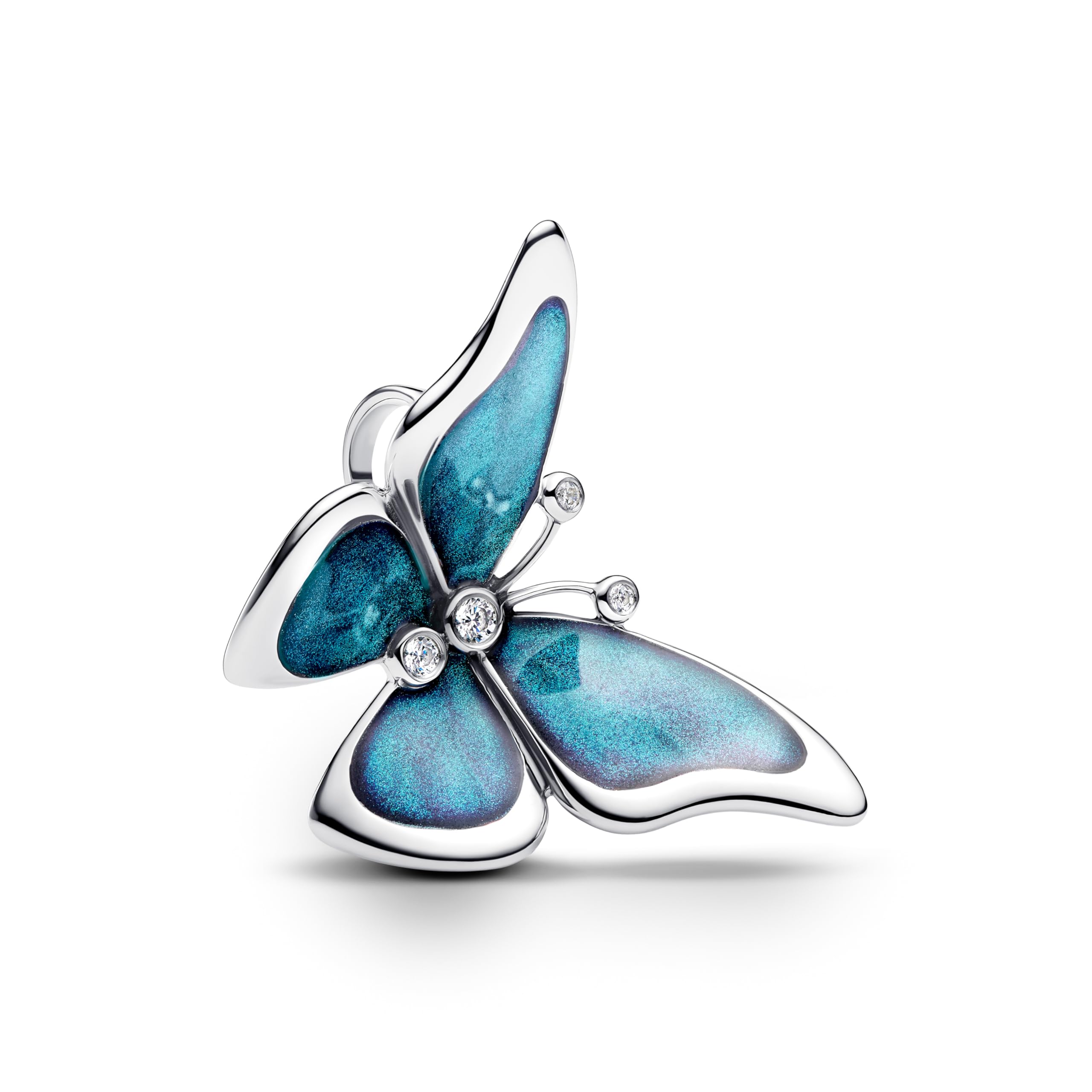 Pandora Moments 793747C01 Pendentif Papillon en Argent Sterling avec zircons cubiques 10,​1 x 26 x 15,​9 mm