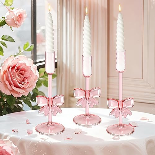 Miniatura 4 de 3 portavelas de arco de cristal, candelabros de cristal para decoración del día de San Valentín, boda, mesa, centro de mesa, decoración del hogar