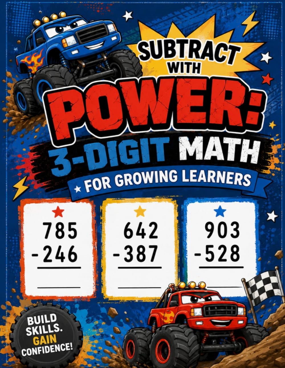 Subtract with Power: 3‑Digit Math for Growing Learners: Vertical Subtraction and Regrouping Practice
