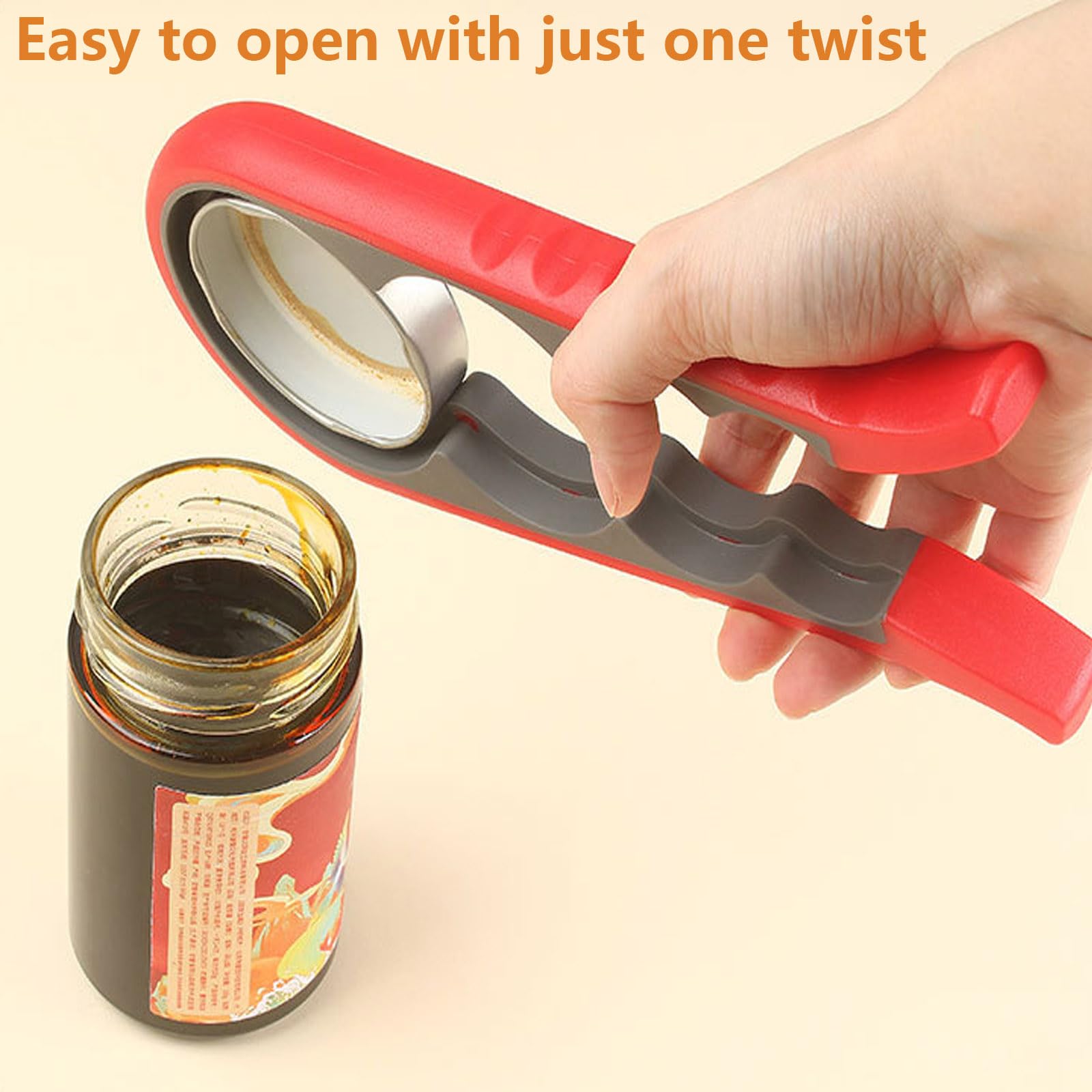 Amfrpar 3 Pezzi Apribarattoli, Multifunzione Apriscatole Manuale, Silicone Apri Barattoli Universale, Apriscatole a Mano Apribottiglie Utensili per Cucina Ristorante Bar Anziani Donne Artrite Malati