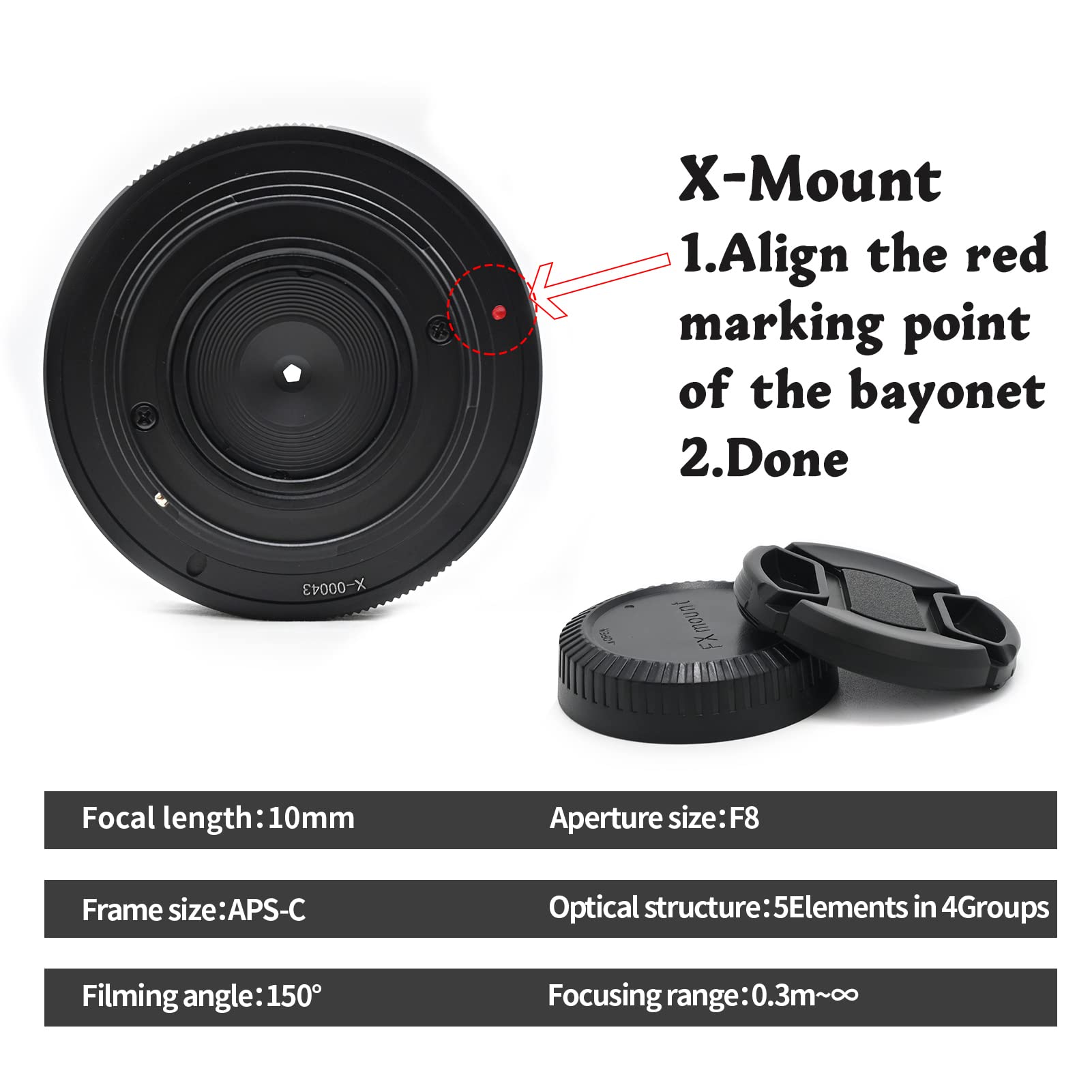 Amazon.com : AstrHori 10mm F8 II APS-C Ultra Wide Angle Fisheye