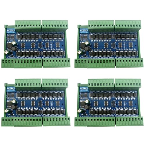 Miniatura 7 de CC 12 V 24 V 32 canales Interruptor NPN de entrada ópticamente aislado NPN de colector digital RS485 Modbus RTU módulo con carcasa (1)