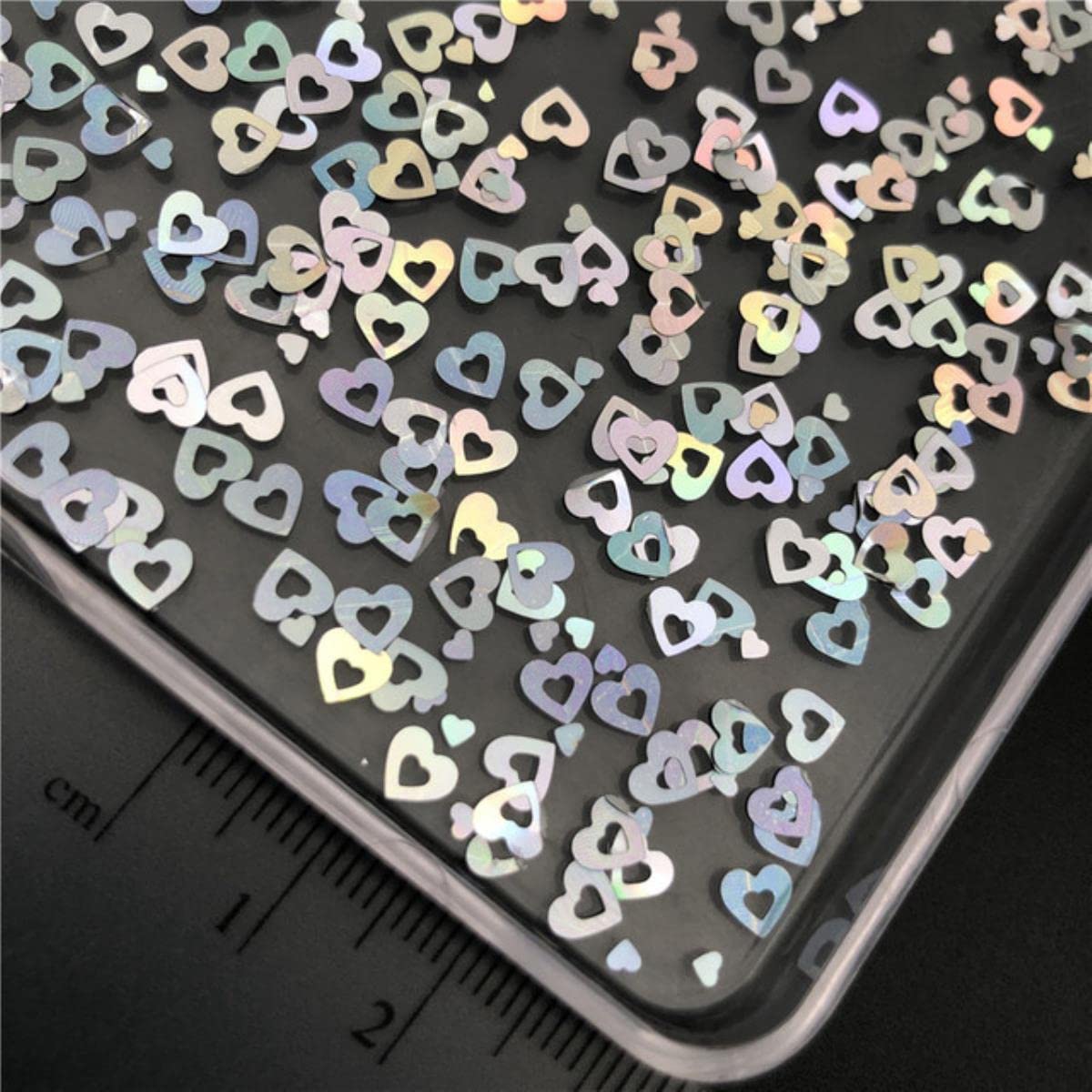 20 g/paquete tamaño láser plata ultrafino uñas brillo lentejuelas para el arte del cuerpo pintura uñas Artl DIY decoración