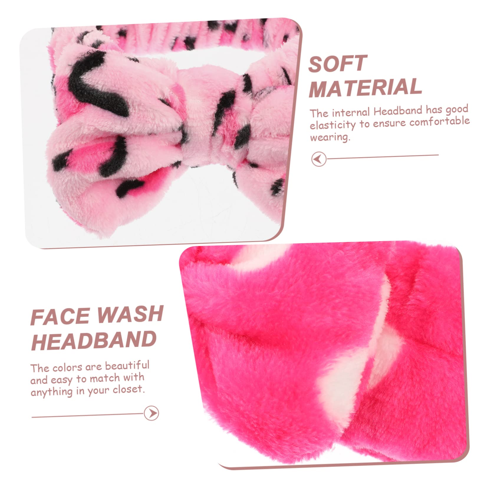 Healeved 18piezas Diademas De Fleece Para Maquillaje y Limpieza Facial Accesorios De Spa Suaves y Cómodos Para Mujeres y Niñas