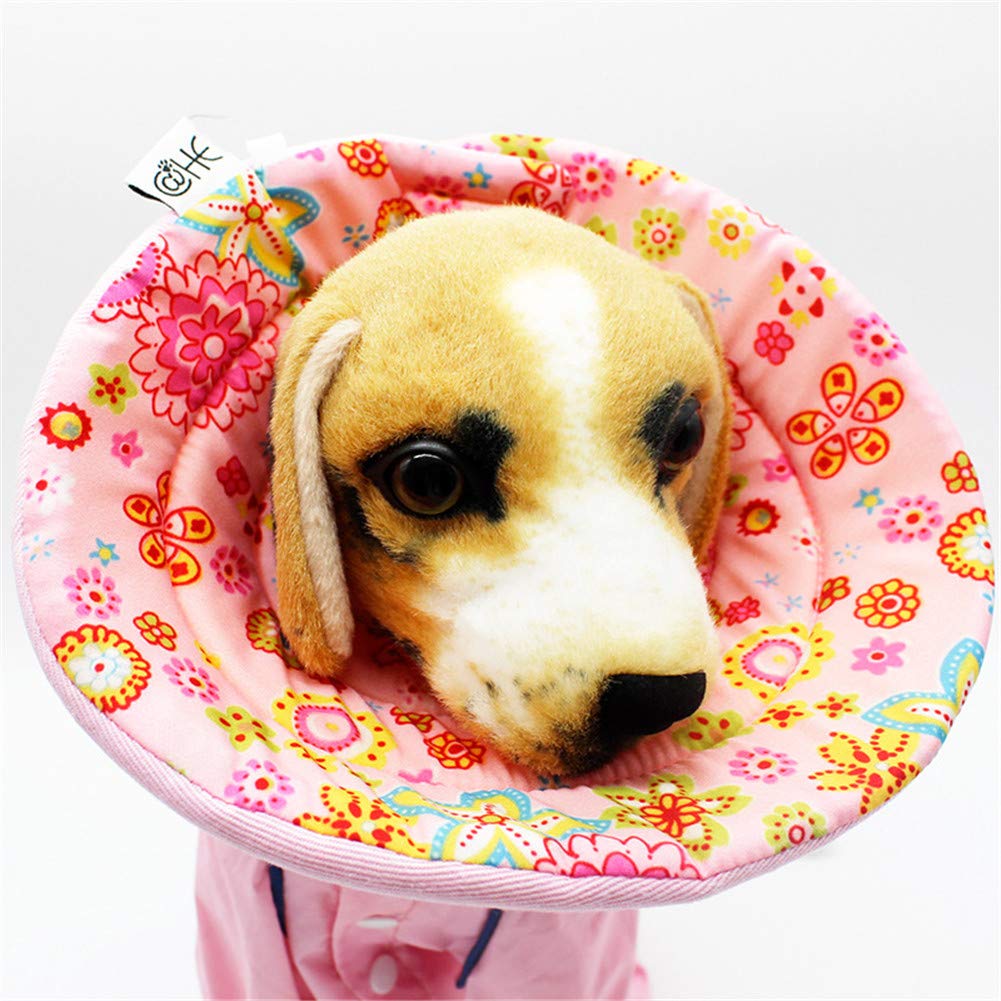 Collare Elisabettiano Morbido Per Cani - Taglia M Rosa - Post Operatorio E Protezione Ferite - Foto 3