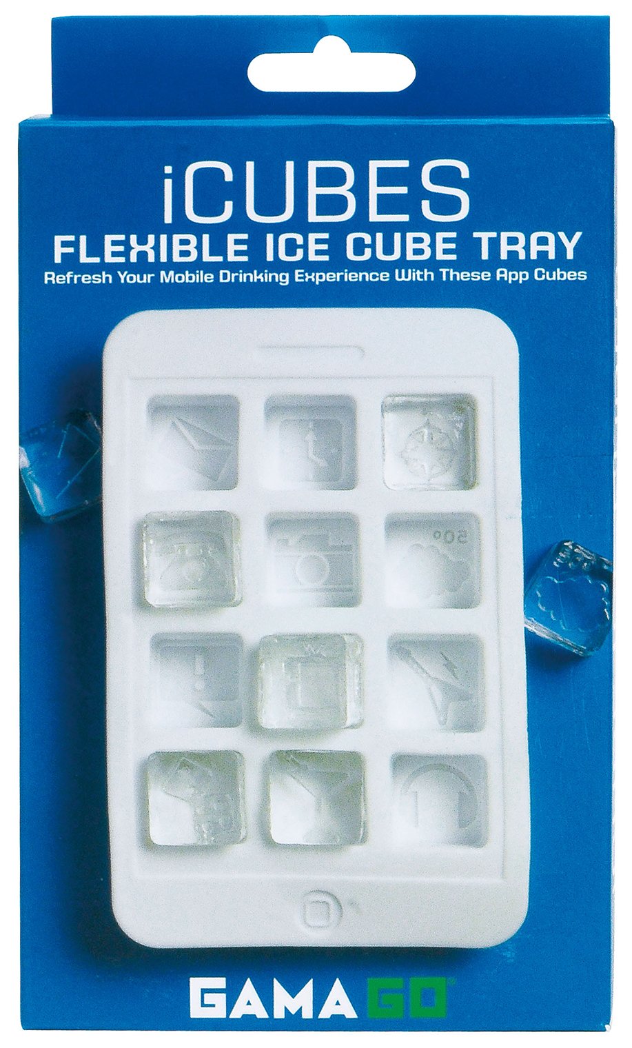 Gama-Go Icubes Ice Tray, Multi-Color